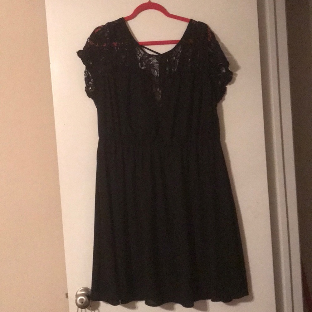 Forever 21 Black Lace Dress - Picture 2 of 7